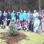 Arbor Day, Hui group with Mayor and wife