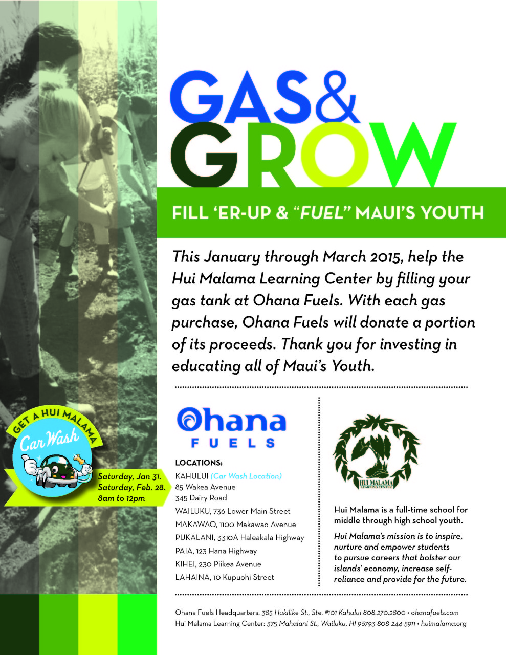 Gas and Grow