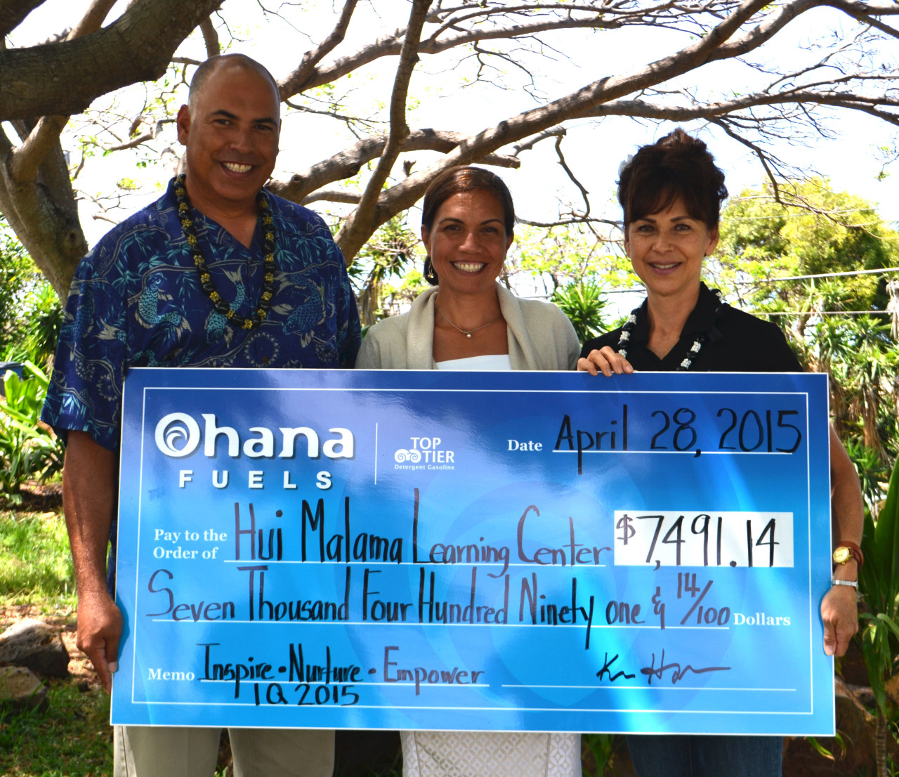 Ohana Fuels Supports Hui Malama Learning Center