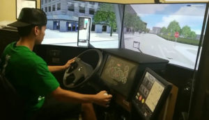 CDL simulator cab